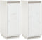 vidaXL - Dressoirs - 2 - st - 31,5x34x75 - cm - massief - grenenhout - wit
