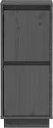 vidaXL - Dressoirs - 2 - st - 31,5x34x75 - cm - massief - grenenhout - grijs