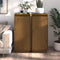 vidaXL - Dressoirs - 2 - st - 31,5x34x75 - cm - massief - grenenhout - honingbruin