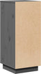vidaXL - Dressoirs - 2 - st - 31,5x34x75 - cm - massief - grenenhout - grijs
