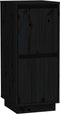 vidaXL - Dressoirs - 2 - st - 31,5x34x75 - cm - massief - grenenhout - zwart