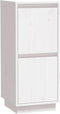 vidaXL - Dressoirs - 2 - st - 31,5x34x75 - cm - massief - grenenhout - wit