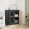 vidaXL - Dressoirs - 2 - st - 31,5x34x75 - cm - massief - grenenhout - grijs