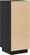 vidaXL - Dressoirs - 2 - st - 31,5x34x75 - cm - massief - grenenhout - zwart
