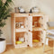 vidaXL - Dressoirs - 2 - st - 31,5x34x75 - cm - massief - grenenhout