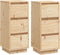 vidaXL - Dressoirs - 2 - st - 32x34x75 - cm - massief - grenenhout