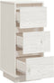 vidaXL - Dressoirs - 2 - st - 32x34x75 - cm - massief - grenenhout - wit