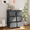 vidaXL - Dressoirs - 2 - st - 32x34x75 - cm - massief - grenenhout - grijs