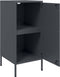 vidaXL - Dressoirs - 2 - st - 36x39x79 - cm - staal - antracietkleurig