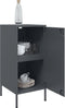 vidaXL - Dressoirs - 2 - st - 36x39x79 - cm - staal - antracietkleurig