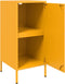 vidaXL - Dressoirs - 2 - st - 36x39x79 - cm - staal - mosterdgeel