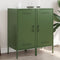 vidaXL - Dressoirs - 2 - st - 36x39x79 - cm - staal - olijfgroen