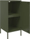 vidaXL - Dressoirs - 2 - st - 36x39x79 - cm - staal - olijfgroen