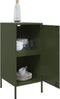 vidaXL - Dressoirs - 2 - st - 36x39x79 - cm - staal - olijfgroen