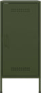vidaXL - Dressoirs - 2 - st - 36x39x79 - cm - staal - olijfgroen