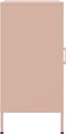 vidaXL - Dressoirs - 2 - st - 36x39x79 - cm - staal - roze