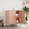 vidaXL - Dressoirs - 2 - st - 36x39x79 - cm - staal - roze
