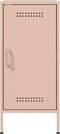 vidaXL - Dressoirs - 2 - st - 36x39x79 - cm - staal - roze