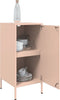 vidaXL - Dressoirs - 2 - st - 36x39x79 - cm - staal - roze
