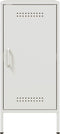 vidaXL - Dressoirs - 2 - st - 36x39x79 - cm - staal - wit