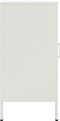 vidaXL - Dressoirs - 2 - st - 36x39x79 - cm - staal - wit