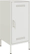 vidaXL - Dressoirs - 2 - st - 36x39x79 - cm - staal - wit