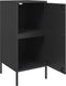 vidaXL - Dressoirs - 2 - st - 36x39x79 - cm - staal - zwart