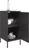 vidaXL - Dressoirs - 2 - st - 36x39x79 - cm - staal - zwart