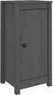 vidaXL - Dressoirs - 2 - st - 39x35x80 - cm - massief - grenenhout - grijs