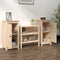 vidaXL - Dressoirs - 2 - st - 39x35x80 - cm - massief - grenenhout