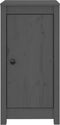 vidaXL - Dressoirs - 2 - st - 39x35x80 - cm - massief - grenenhout - grijs