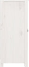 vidaXL - Dressoirs - 2 - st - 39x35x80 - cm - massief - grenenhout - wit
