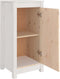 vidaXL - Dressoirs - 2 - st - 39x35x80 - cm - massief - grenenhout - wit