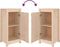 vidaXL - Dressoirs - 2 - st - 39x35x80 - cm - massief - grenenhout