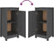 vidaXL - Dressoirs - 2 - st - 39x35x80 - cm - massief - grenenhout - grijs