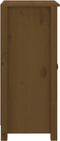 vidaXL - Dressoirs - 2 - st - 39x35x80 - cm - massief - grenenhout - honingbruin