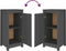 vidaXL - Dressoirs - 2 - st - 39x35x80 - cm - massief - grenenhout - grijs