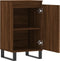 vidaXL - Dressoirs - 2 - st - 40x35x70 - cm - bewerkt - hout - bruin - eikenkleur