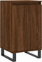 vidaXL - Dressoirs - 2 - st - 40x35x70 - cm - bewerkt - hout - bruin - eikenkleur