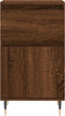 vidaXL - Dressoirs - 2 - st - 40x35x70 - cm - bewerkt - hout - bruin - eikenkleur