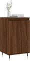 vidaXL - Dressoirs - 2 - st - 40x35x70 - cm - bewerkt - hout - bruin - eikenkleur