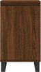 vidaXL - Dressoirs - 2 - st - 40x35x70 - cm - bewerkt - hout - bruin - eikenkleur