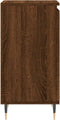 vidaXL - Dressoirs - 2 - st - 40x35x70 - cm - bewerkt - hout - bruin - eikenkleur