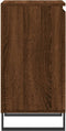 vidaXL - Dressoirs - 2 - st - 40x35x70 - cm - bewerkt - hout - bruin - eikenkleur