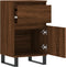 vidaXL - Dressoirs - 2 - st - 40x35x70 - cm - bewerkt - hout - bruin - eikenkleur