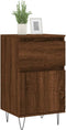 vidaXL - Dressoirs - 2 - st - 40x35x70 - cm - bewerkt - hout - bruin - eikenkleur