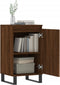 vidaXL - Dressoirs - 2 - st - 40x35x70 - cm - bewerkt - hout - bruin - eikenkleur