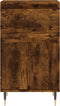 vidaXL - Dressoirs - 2 - st - 40x35x70 - cm - bewerkt - hout - gerookt - eikenkleurig
