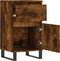 vidaXL - Dressoirs - 2 - st - 40x35x70 - cm - bewerkt - hout - gerookt - eikenkleurig