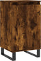 vidaXL - Dressoirs - 2 - st - 40x35x70 - cm - bewerkt - hout - gerookt - eikenkleurig